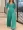 Solid Pleated V-neck Loose Jumpsuit, Elegant Puff Sleeve Jumpsuit For Spring & Summer, Womens Clothing