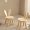 attractive-rabbitear-solid-wood-stool-multipurpose-comfy-viscose-blend-upholstery-no-electricity-needed-ideal-for-modern-decor-Tiny-tech