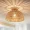 1pc-woven-bamboo-ceiling-lamp-with-halfembedded-wicker-10in-approximately-254-cm-handmade-bohemian-lighting-suitable-for-living-room-bedroom-hallway-entrance-and-farmhouse-Treasure-trove