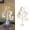 1pc Easter Birch Wood Decorative Lamp with 24 Colored Lights - Warm White LED Artificial Bonsai Tree for Indoor Easter Table Decoration